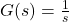 G(s) = \frac{1}{s}