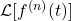 \mathcal{L}[f^{(n)}(t)]