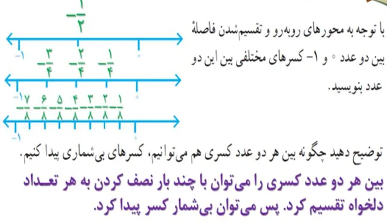 کاردرکلاس صفحه 8 ریاضی هشتم