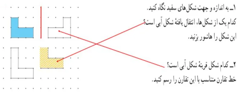کاردرکلاس صفحه 48 ریاضی هفتم