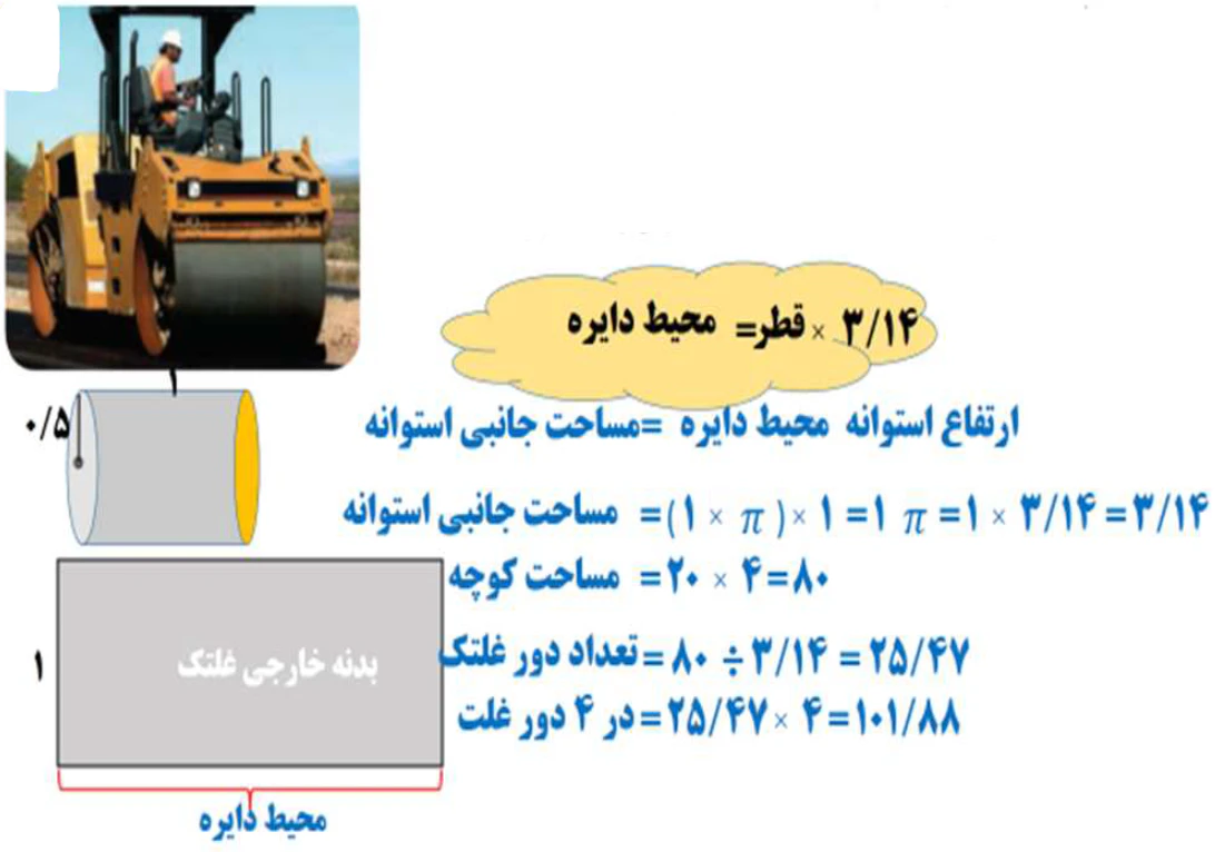 جواب تمرین ۲ صفحه ۷۸ ریاضی هفتم