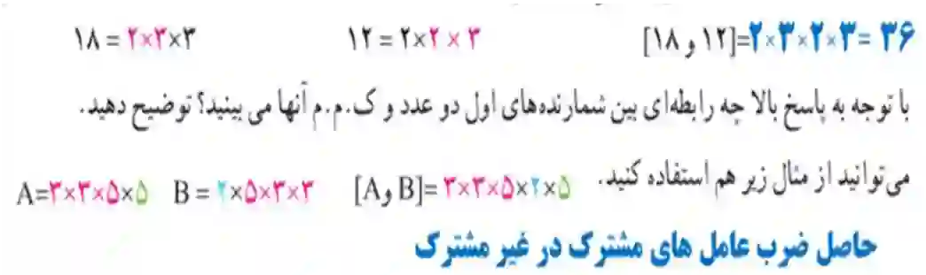 جواب سوال ۲ فعالیت صفحه ۶۶ ریاضی ۷ام